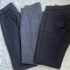 Express mid-rise skinny slacks bundle
